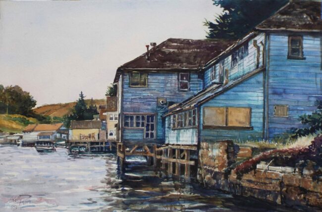 Watercolor, 14" x 24"