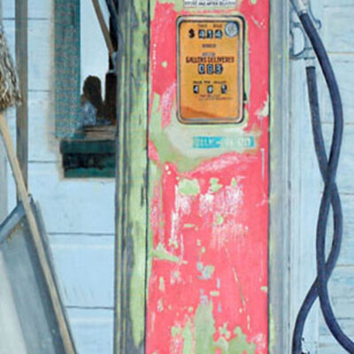 Flying "A" - Oil on Canvas - 48 x 24