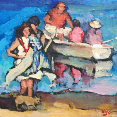 acrylic on canvas board, 8x10, $800