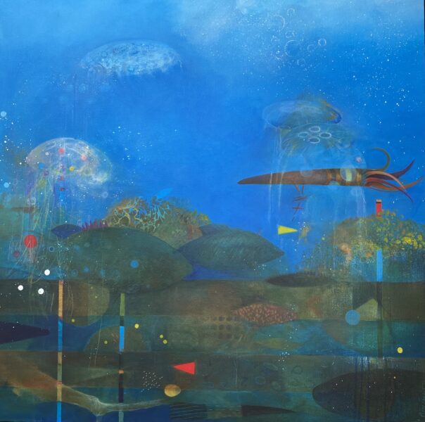 Acrylic on canvas: 36" x 36"