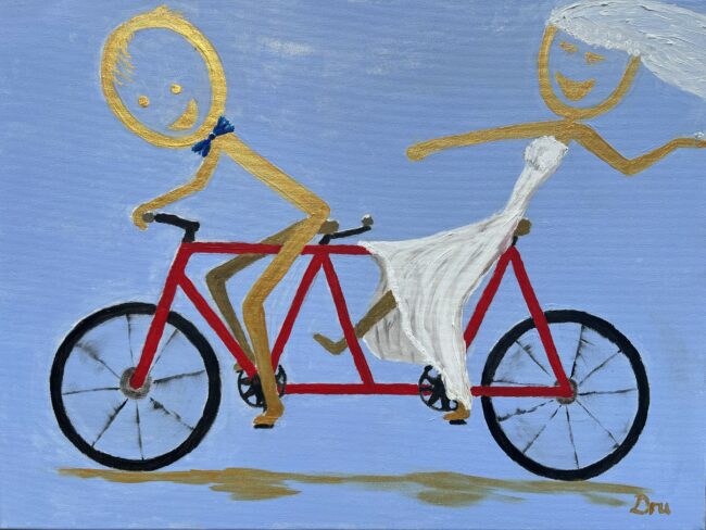 Original: Acrylic & Oil on Canvas
2' x 1'6” (1 1/2" thick)