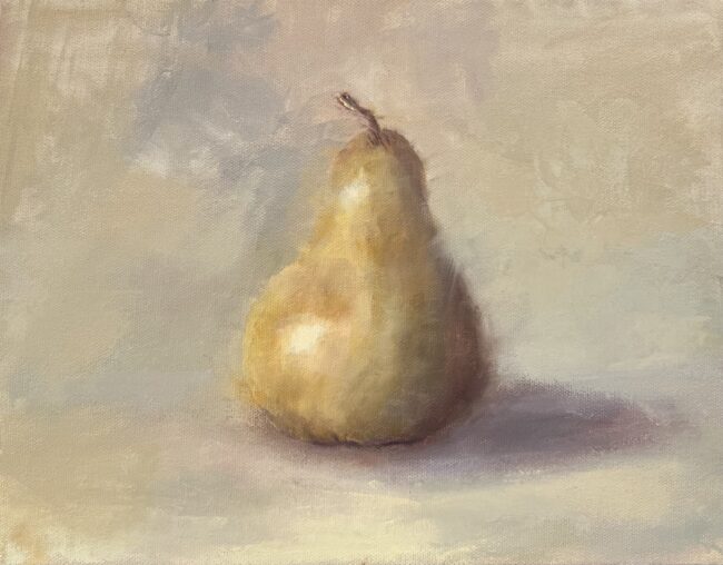 Pear
Oil on canvas
9"x12"