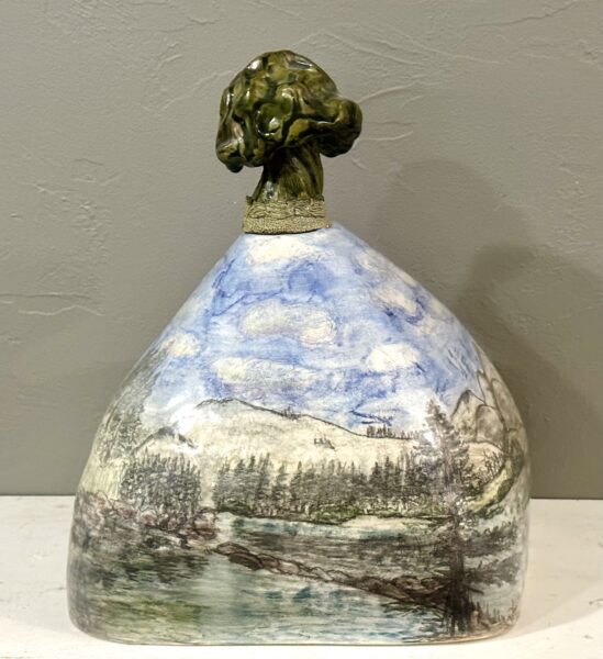 Ceramic, underglazes, glazes